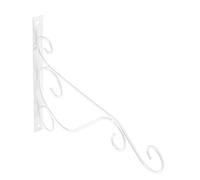 Ymiko Support Mural en Fer pour Plante Suspendue Pots Fleurs carillons éoliens Lanterne mangeoire Oiseaux intérieur extérieur 25x21cm