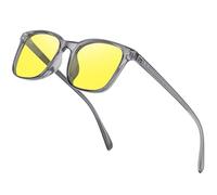 Ymmott Lunettes Conduite de Nuit Polarisés - Anti-éblouissement Lunette Vision Nocturne pour Homme Femme Lunettes Jaunes