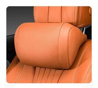 YMNBFCX Voiture Oreillers Cou, pour Porsche Macan 2014-2021 2022 2023 2024 Coussin Appui-tête Repose-Tête Cervical la tête reposent Soutien Cou Les Sièges Conduite,Orange