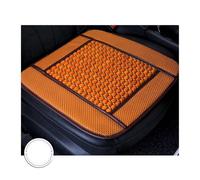 Ymnilian Couvre Siège Billes Bois, Coussin de Selle À Bille Petit Coussin de Voiture carré en Perles Bois avec Taille par Four Seasons The Summer Depend on Singl(Gray)