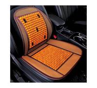 Ymnilian Couvre Siège Billes Bois, Coussin de Selle À Bille Petit Coussin de Voiture carré en Perles Bois avec Taille par Four Seasons The Summer Depend on Singl(Silver)