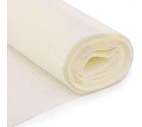 Ymnilian Papier Crepon Lot de 4 Rouleaux de Papier crépon coloré 50 x 250 cm, 13 Couleurs, for Origami, Papier crépon froissé, décoration de Fleurs, Emballage Cadeau(Beige)