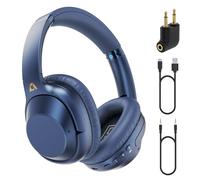 YMOO Casque supra-auriculaire Bluetooth 5.2 Active Noise Cancelling pour avion 75H HiFi Stéréo Sans fil Bluetooth avec microphone Casque supra-auriculaire pour TV/PC/téléphone portable avec adaptateur