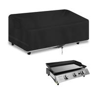 YMPPMKN Housse de Protection pour Plancha Tissu Oxford 600D Robuste avec Boucles et Cordon de Serrage, imperméable, Coupe-Vent, résistant aux UV Housse pour Plancha Exterieur - Noir (60 * 45 * 25cm)