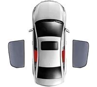 YMPWFQOD Voiture Pare Soleil pour Jeep Grand Cherokee IV 2010-2021, Avant ArrièRe Vitres LatéRales Rideaux Magnétiques pour Voiture, Protection Solaire de Fenêtre Occultante, B/2pcs-rear-doors