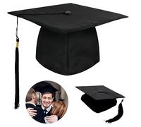 Ymswjgj Chapeau de diplôme unisexe 2026 - Chapeau d'étudiant - Chapeau de diplôme - Pendentif réglable - Chapeau de baccalauréat 2026 - Cadeau de diplômé