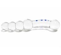 YMTECH Gode en verre cristal perles anales plug anal masturbation, gode anal personnel stimulateur plug anal pénis bâton masseur stimulation du point G jouets sexuels