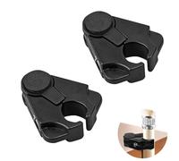 YMTWSRY 2PCS Noir Support Canne, Dispositifs de Serrage de Table pour Les Diamètres de Tube de 1,6 Cm à 2,5 Cm Maximum