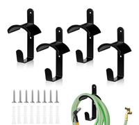 YMTWSRY Lot de 4 brides pour cheval, support de selle en métal avec revêtement anti-rouille, support mural pour cheval, avec vis et crochets, pour chambre de selle