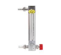 YMUGUEGH Rotamètre à Tube en Verre LZB-6WB Débitmètre à Flotteur réglable for air, gaz, Liquide et Eau(1.5-15L-min)