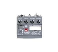 YMUGUEGH Tête de Retard de Mise sous Tension TEF5-ON, Module de minuterie de contacteur, Relais de Retard de Mise Hors Tension TEF5-OFF(TEF5-OFF)