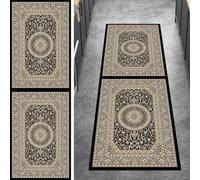 Ymural Tapis de cuisine lavable, antidérapant, style vintage, 40 x 550 cm, long, vendu au mètre, en polyester, pour couloir, chambre à coucher