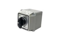 YMW26-20/2M IP65 20A 2P 3Pos Interrupteur Principal Rotatif Came Inverseur | Interrupteur rotatif à came étanche IP65 20A 2 pôles 3 positions avec boîtier durable(01 With Box)