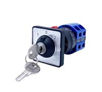 YMW26 LW26-25YS3/2S Lock Key 25A 3 Position Rotary Switch Battery Car Two Groups Of Dual Power Switching Using electronic starter Reverse NWPNLXEA
