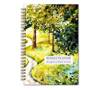YMWALK Classeur Budget avec Suivi Financier - Planificateur A5 Mensuel pour Gérer Efficacement vos Finances, Commencez Maintenant, Pour 1 an, Idéal Étudiants et Professionnels (Paysages)