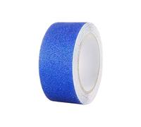 YMWALK Ruban adhésif antidérapant haute traction 5 cm x 5 m - Bande adhésive antidérapante - Bande abrasive imperméable pour escaliers, marches de marche, extérieur et intérieur (bleu)