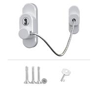 YMWALK Verrous de fenêtre pour enfants et animaux domestiques pour UPVC, métal, fenêtre en bois, entrebâilleur de fenêtre, serrure de porte réglable avec clés et vis