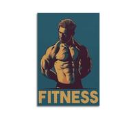 YMXHJJ Poster d'album photo de famille moderne sur toile - Art mural - Décoration d'intérieur - Poster pop art fitness pour les amateurs de figures musculaires - 40 x 60 cm