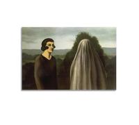 YMXSDIMDS Affiche décorative à suspendre The Invention of Life par Rene Magritte - Décoration d'intérieur - 50 x 75 cm