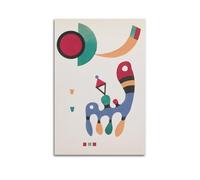 YMXSDIMDS Impression sur toile avec 11 tables et 7 poèmes de 1945 par Wassily Kandinsky Décoration murale moderne 20 x 30 cm