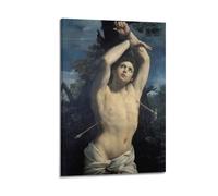 YMXSDIMDS Impression sur toile de Saint Sébastien, 1615 par Guido Reni - Décoration murale d'intérieur moderne - 60 x 90 cm