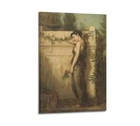 YMXSDIMDS Impression sur toile « Gone, But Not Forgotten » de John William Waterhouse - Décoration murale pour chambre à coucher et salon - 30 x 45 cm