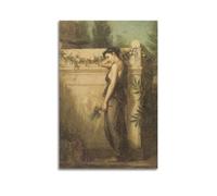 YMXSDIMDS Impression sur toile Gone, But Not Forgotten de John William Waterhouse Œuvres d'art pour décoration d'intérieur moderne 20 x 30 cm