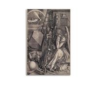 YMXSDIMDS Impression sur toile Melancolia par Albrecht Durer - Décoration murale moderne pour chambre à coucher - 20 x 30 cm