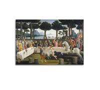 YMXSDIMDS Impression sur toile murale moderne The Story of Nastagio Degli Onesti 2 de Sandro Botticelli - 30 x 45 cm