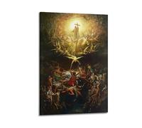YMXSDIMDS Impression sur toile représentant le triomphe du christianisme sur le paganisme par Gustave Dore - Décoration murale pour salon - 30 x 45 cm