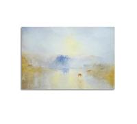 YMXSDIMDS Impression sur toile sur toile représentant le château de Norham, le lever du soleil par J. M. W. Turner - Décoration murale moderne pour chambre à coucher - 40 x 60 cm