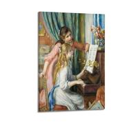 YMXSDIMDS Impression sur toile « Two Girls at The Piano » de Pierre-Auguste Renoir - 50 x 75 cm