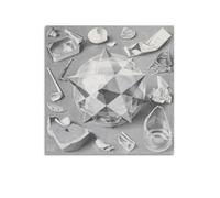 YMXSDIMDS Order And Chaos by M.C. Escher Impression sur toile pour chambre à coucher 70 x 70 cm