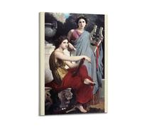 YMXSDIMDS Poster artistique et littéraire de William Adolphe Bouguereau - Impression esthétique sur toile murale moderne pour chambre à coucher - 40 x 60 cm