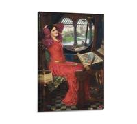 YMXSDIMDS Poster « I Am Half-Sick of Shadows, Said The Lady of Shalott » de John William Waterhouse - Photo murale à suspendre - Décoration de chambre à coucher - 30 x 45 cm