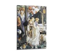 YMXSDIMDS Poster imprimé The Trials And Calling of Moses par Sandro Botticelli - Décoration murale - 40 x 60 cm