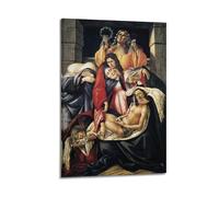 YMXSDIMDS Poster sur toile Lamentation over The Dead Christ par Sandro Botticelli - Peinture murale moderne pour maison - 30 x 45 cm