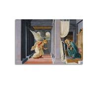 YMXSDIMDS The Annunciation by Sandro Botticelli Peinture murale à suspendre Décoration de chambre à coucher 40 x 60 cm