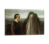 YMXSDIMDS The Invention of Life par Rene Magritte Impression sur toile murale moderne pour chambre à coucher 60 x 90 cm