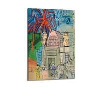 YMXSDIMDS Untitled by Raoul Dufy Peinture Poster Art Toile Décor Mural Photo Décoration Maison Moderne 60 x 90 cm