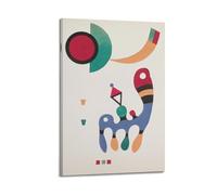 YMXSDIMDS Wassily Kandinsky Peinture sur toile Motif 11 tables et 7 poèmes 1945 20 x 30 cm