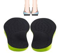 YMXWAN Semelles Intérieures COM Pensées O/X pour Jambes Arquées,Correction de la Posture,Inserts Orthopédiques Correctifs Douleurs au Genou,Surpronation,Supination,Arches Hautes