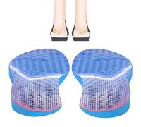 YMXWAN Semelles pour supination, inserts de support d'arc, semelles orthopédiques pour corriger la posture pour femmes et hommes, fasciite plantaire, pronation, pieds plats, support pour arc haut