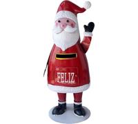 Ymxygz Boîte Aux Lettres De Noël, Jolie Boîte Aux Lettres De Dessin Animé du Père Noël, Boîte Aux Lettres Rouge pour Décoration De Bureau De Noël, Décoration De Maison De Noël