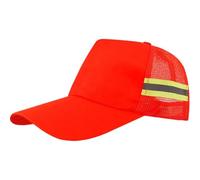 Ymxygz Casquette De Baseball pour Les Agents D'assainissement, Ajustable, Respirante Réfléchissante, pour Femme, À Rabat