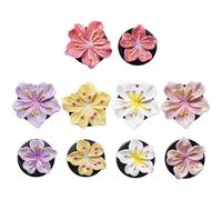 Ymxygz Clip De Parfum De Voiture, 5 Paires, Sortie d'air en Fleur, Désodorisant De Voiture, Clips De Ventilation, Diffuseur, Accessoires De Décoration De Voiture, Clip De Parfum De Voiture