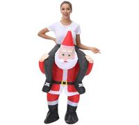 Ymxygz Costume Gonfiabile Di Natale, Giro Cosplay Di Natale Sul Vestito Di Babbo Natale Di Carnevale Di Natale Costume Di Halloween per Adulti