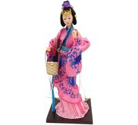 Ymxygz Figurine De Poupée Chinoise De Style Ancien, Statuette De Beauté Antique pour Décoration Intérieure, Ornement Compact pour Étagères, Bureaux, Rebords De Fenêtres