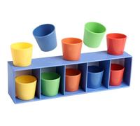 Ymxygz Jeu De Correspondance des Couleurs des Tasses, Jeu De Correspondance des Couleurs des Tasses, Défi De Réflexion Logique, Jeux De Fête Amusants pour Enfants Adultes
