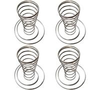 Ymxygz Lot De 4 Supports À Cornets De Glace en Acier Inoxydable, Présentoirs À Glace Autonomes pour Restaurants, Cafés Fêtes